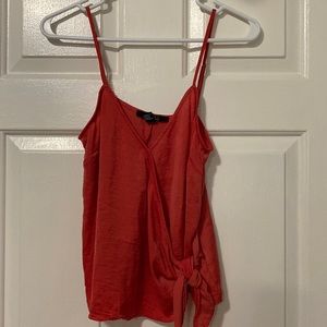 Red dressy tank